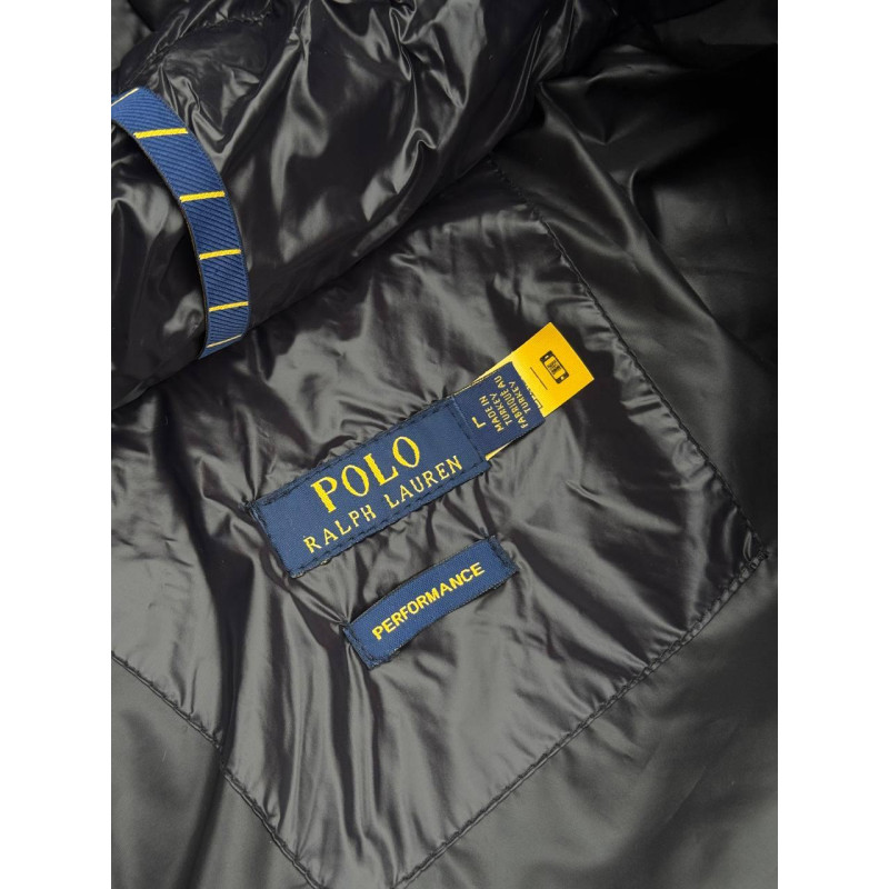 Пуховик Polo Ralph Lauren чорний глянсовий пуховик Поло Ральф Лоурен чорний чорний зимовий куртка Поло