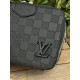 Сумка LV чорна чоловіча спортивна сумка Louis Vuitton шкіряна унісекс сумка Луї Вітон біла Лв