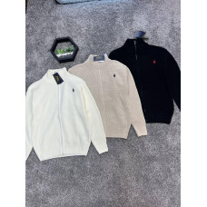 Кардиган Polo Ralph Lauren чоловічий чорний кардиган Polo Ralph Lauren Чоловіча спортивна куртка Polo Ralph Lauren Zipka чорна