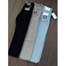 Джинси чоловічі Armani Exchange чорні сірі чоловічі джинси Armani Exchanger прямі чоловічі джинси Emporio Armani
