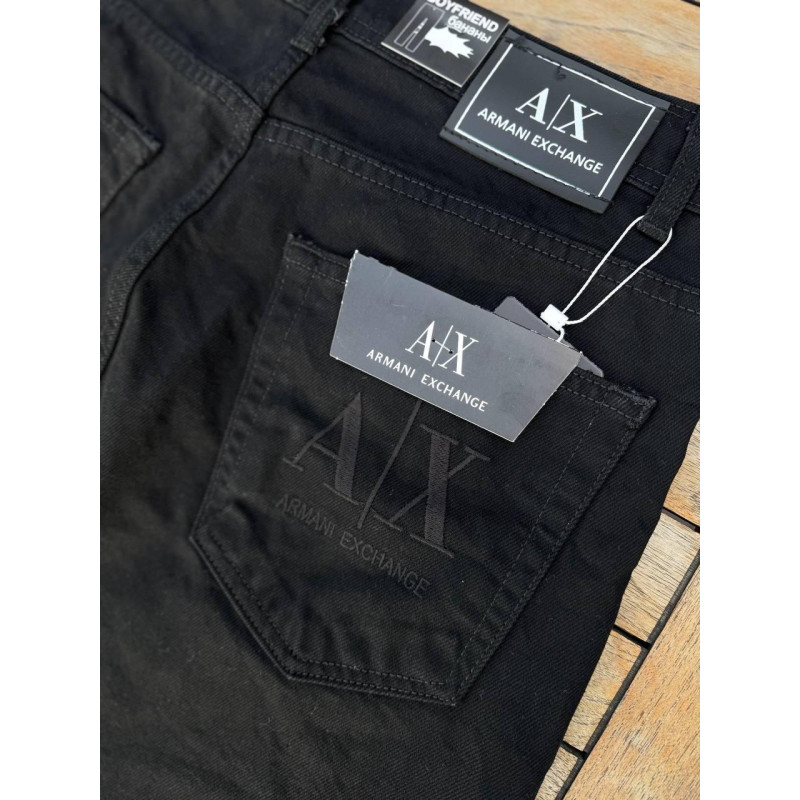 Джинси чоловічі Armani Exchange чорні сірі чоловічі джинси Armani Exchanger прямі чоловічі джинси Emporio Armani