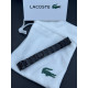 Браслет Lacoste чорний чоловічий срібний браслет Лакост синій срібний браслет Лакоста на руку подарунковий