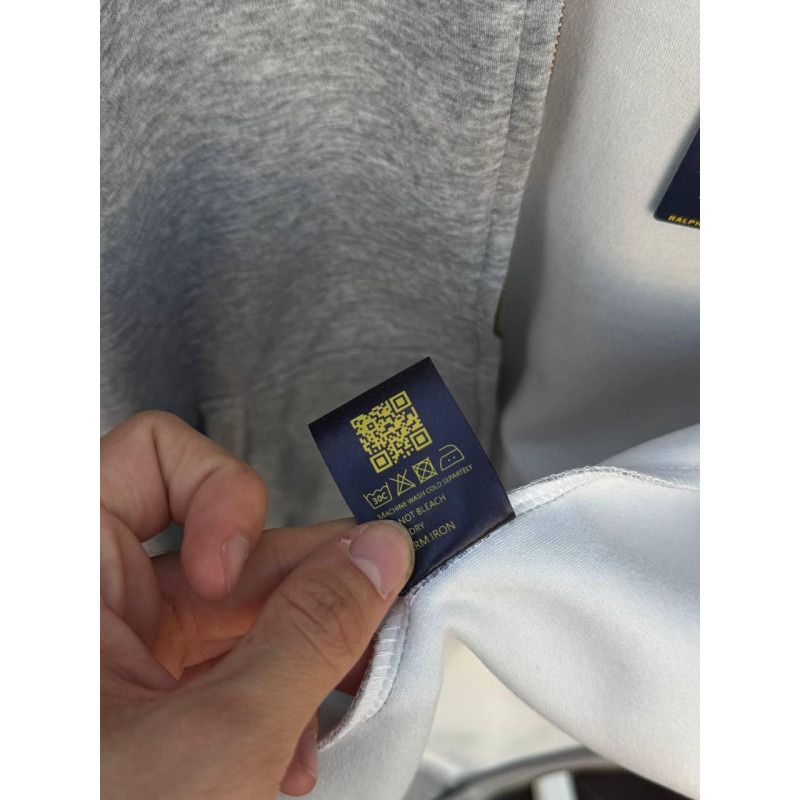 Зипка Поло Ральф Лоурен чорна чоловіча кофта Polo Ralph Lauren чорна з червоним конем чоловіча спортивна Зіпка Поло