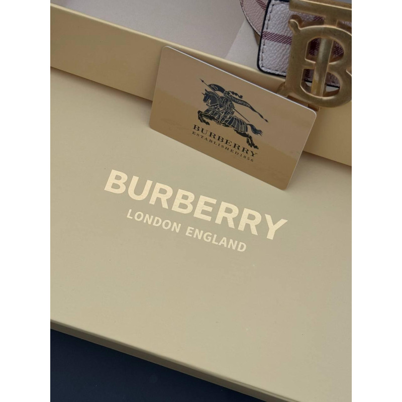 Набір Burberry чоловічий набір набір Барбері бежевий ремінь + гаманець набір ремінь Барбері чорний 110 см