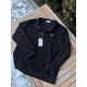 Полузамок Lacoste черный 1/3 зип мужской спортивный Полузамок Лакост 1/3 Зипка Лаксота мужская