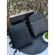 Сумка Coach New York чоловіча чорна сумка велика Коач Нью-Йорк барсетка шкіряна через плече Коуч
