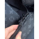 Сумка Louis Vuitton чоловіча чорна сумка через плече Лв шкіряна барсетка Луї Вітон через плече месенджер LV