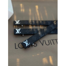 Браслет Louis Vuitton чоловічий чорний браслет Лв на руку чоловічий спортивний браслет Луї Вітон LV