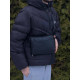 Сумка Louis Vuitton 2в1 чорна чоловіча шкіряна сумка через плече Луї Вітон месенджер Лв барсетка LV сіра