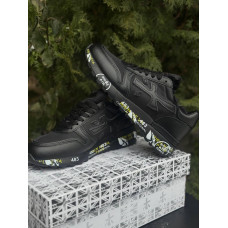 Кросівки Premiata Full Black чорні чоловічі кросівки Преміату чорні чоловічі кроси Преміату чоловічі