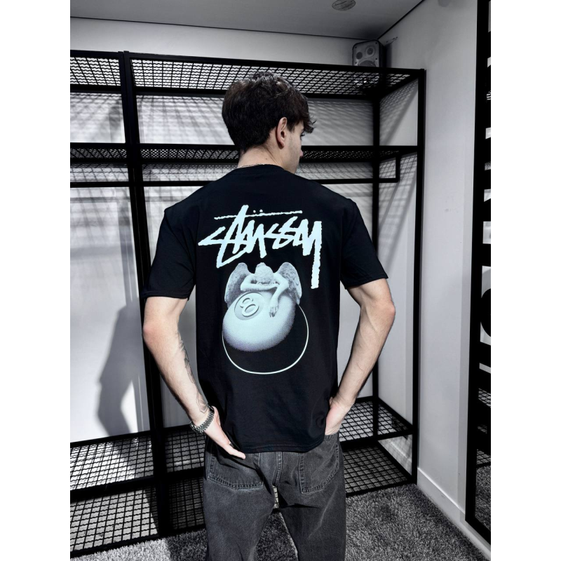 Футболка Stussy Angel Logo | Оригінальна стильна футболка з принтом, вулична мода і комфорт від стуссі