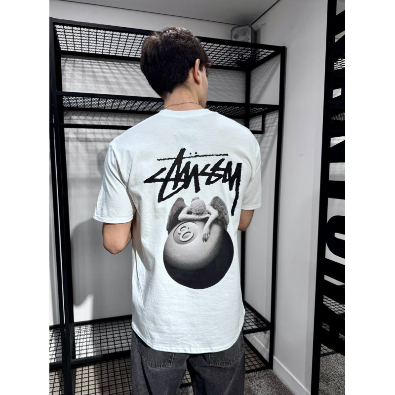 Футболка Stussy Angel Logo | Оригінальна стильна футболка з принтом, вулична мода і комфорт від стуссі