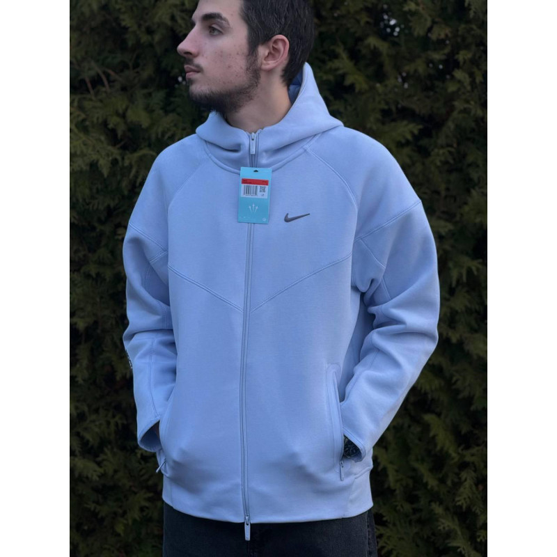 Зип-худі Nike Nocta Tech Fleece чоловіча Зіпка Найк Нокта фіолетова чорна Зіпка Найк спортивна Теч Фліс