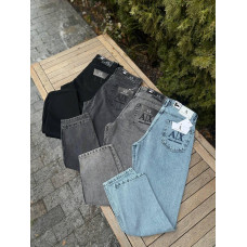 Джинси Armani Exchange чоловічі графітові сірі джинси Армані Ексендж чорні спортивні джинси Армані