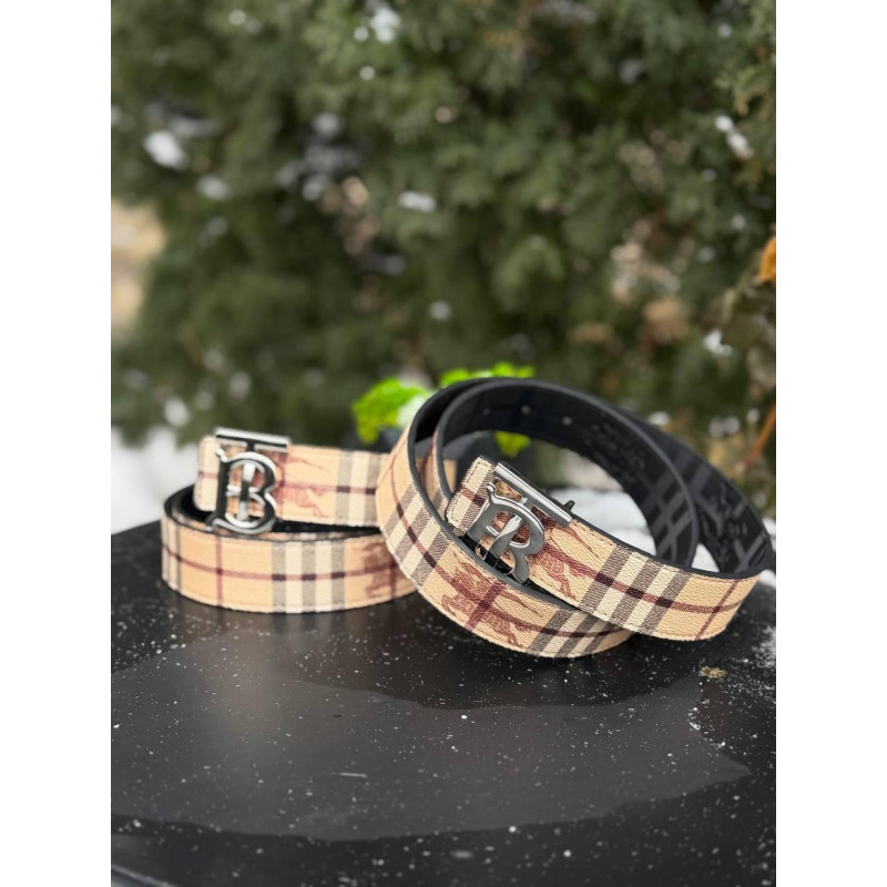 Ремінь Burberry бежевий чоловічий чорний ремінь для Джинс Барбері чорний шкіряний чоловічий 105 см Барбері