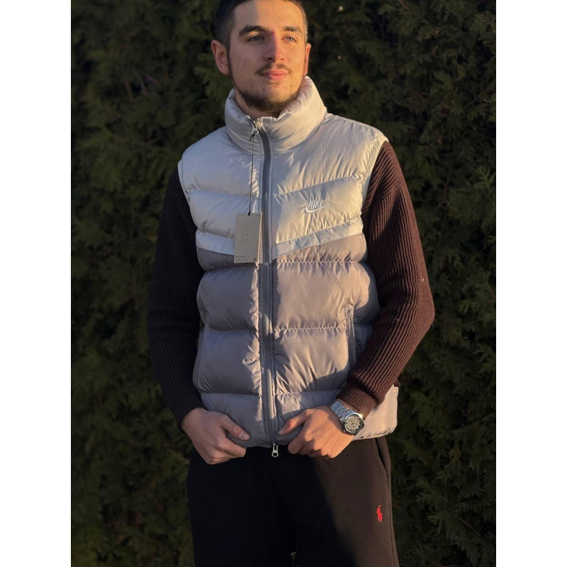 Жилетка Nike Storm Fit чоловіча чорна жилетка спортивна Найк шторм фіт сіра безрукавка Найк чоловіча чорна