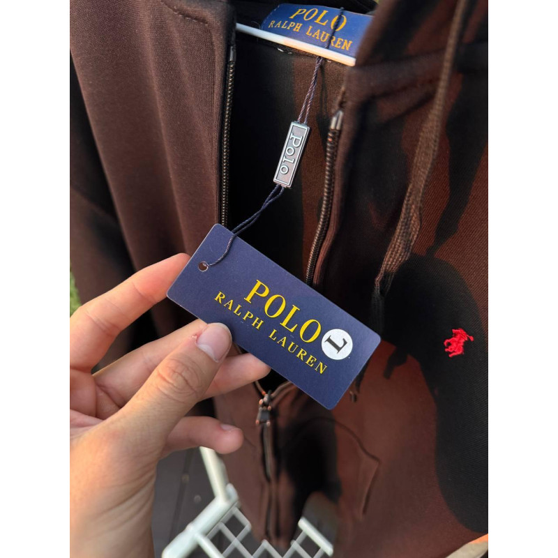 Зіп-худі Polo Ralph Lauren чорне чоловіче Зіпка Поло Ральф Лоурен худі Поло сіре спортивне кофта Поло Ральф