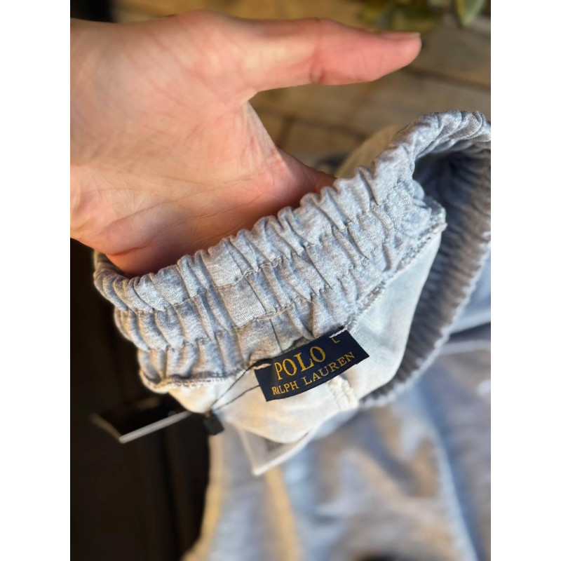 Штани Polo Ralph Lauren чорні чоловічі штани без флісу сірі широкі спортивні штани Поло Ральф Лоурен