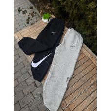 Штани чоловічі Nike x Supreme чорні чоловічі широкі штани Найк Х Супрім сірі Беггі штани Найк