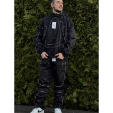 Костюм нейлоновий Nike x Corteiz чоловічий чорний костюм Найк Х Кортез спортивний чоловічий костюм Найк Кортеїз