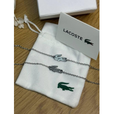 Браслет Lacoste жіночий срібний браслет Лакоста на подарунок чоловічий срібний браслет Лакост