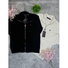 Кардиган Polo Ralph Lauren чоловічий чорний спортивний Поло Ральф Лоурен Зипка чоловіча Поло біла