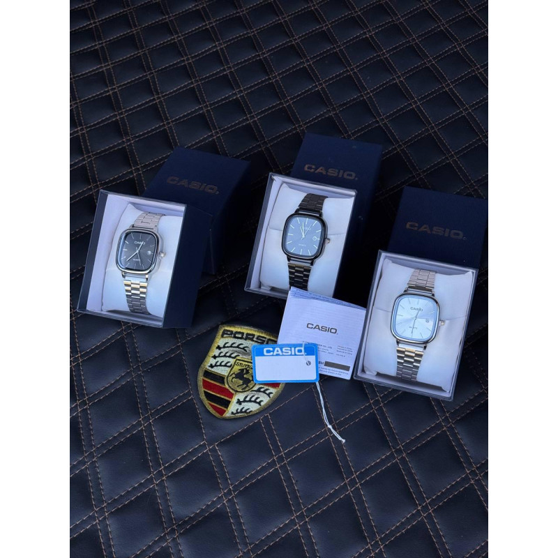 Годинник Casio чоловічий механічний спортивний чорний годинник Касіо чоловічий унісекс годинник наручний механічний