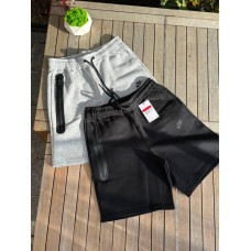 Шорти Nike Tech Fleece чорні чоловічі шорти Найк Теч Фліс чоловічі спортивні сірі чоловічі Найк Теч