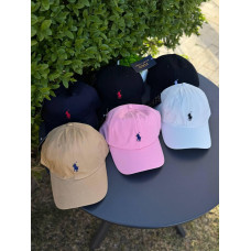 Кепка Polo Ralph Lauren чорна чоловіча кепка Поло Ральф Лоурен чоловіча спортивна кепка Поло рожева