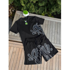Костюм Syna World чоловічий чорний костюм Central Cee Syna World білий чоловічий костюм шорти + футболка