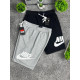 Шорти Nike Swoosh чорні чоловічі широкі шорти Найк Свуш сірі чоловічі широкі шорти шорти Найк Свуш