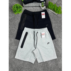 Шорти Nike Tech Fleece чорні чоловічі шорти Найк Теч Фліс чоловічі спортивні сірі чоловічі Найк Теч сірі чоловічі широкі шорти
