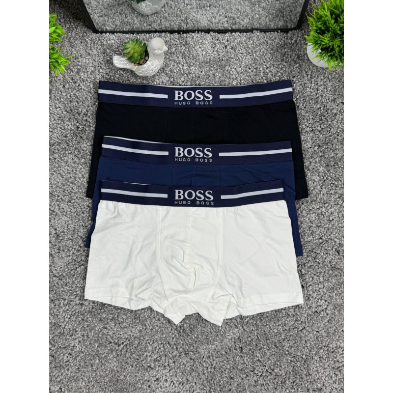 Боксерки Hugo Boss чоловічі чорні боксери спортивні Хуго Босс труси Хуго чорні чоловічі спортивні боксерки Hugo Boss