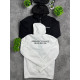 Чоловіче зіп-худі Armani Exchange (Armani A|X) чорне/біле на блискавці, бавовняна кофта з капюшоном