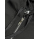 Чоловіче зіп-худі Armani Exchange (Armani A|X) чорне/біле на блискавці, бавовняна кофта з капюшоном