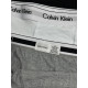 Чоловічі боксери Calvin Klein набір 3 пари, бавовняні труси CK чорні білі сірі, брендові боксери Кельвін Кляйн