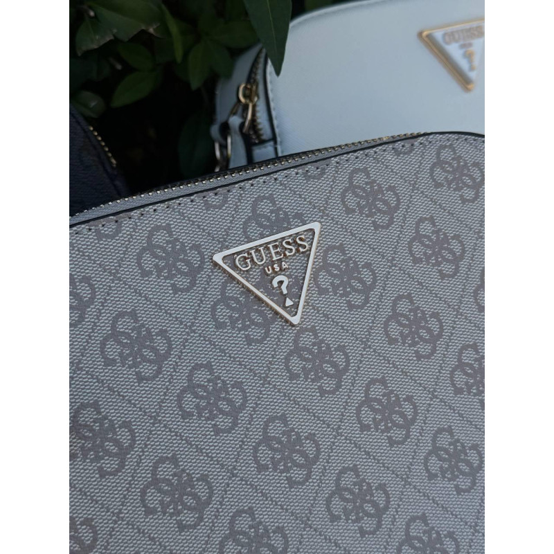 Сумка Guess жіноча через плече з екошкіри 23×15 см — стильна брендова кросбоді Guess з фірмовим логотипом