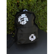 Рюкзак Denim Tears чоловічий чорний, шкільний портфель Денім Тірс, міський backpack з принтом, водовідштовхуючий