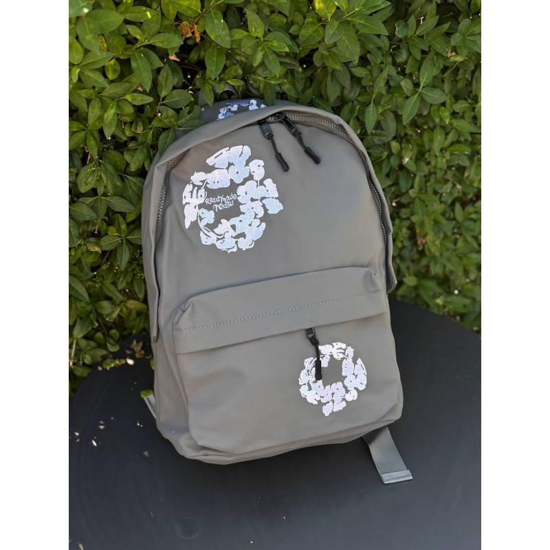Рюкзак Denim Tears чоловічий сірий шкільний портфель Денім Тірс міський backpack з принтом водовідштовхуючий рюкзак для навчання