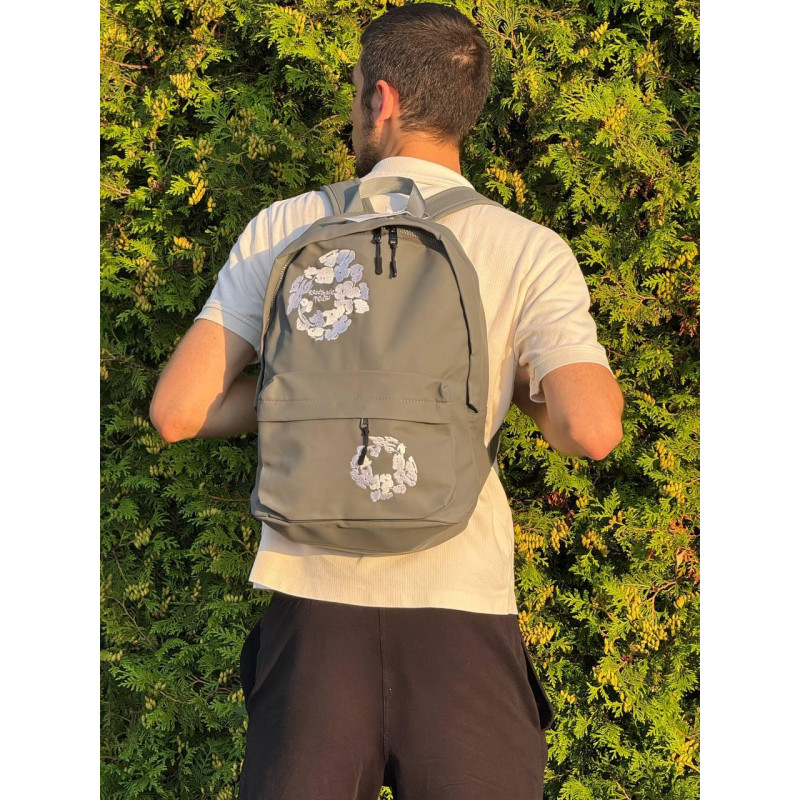 Рюкзак Denim Tears чоловічий сірий шкільний портфель Денім Тірс міський backpack з принтом водовідштовхуючий рюкзак для навчання