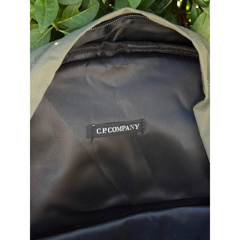 Рюкзак C.P. Company чоловічий чорний / хакі шкільний портфель Сп Компані міський backpack водовідштовхуючий рюкзак для навчання