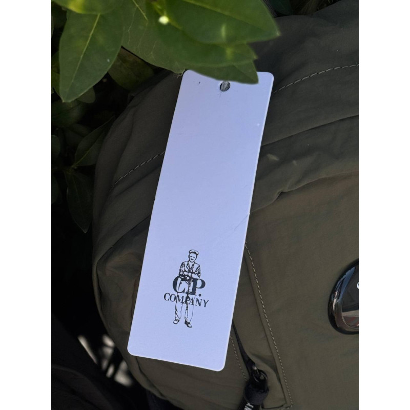 Рюкзак C.P. Company чоловічий чорний / хакі шкільний портфель Сп Компані міський backpack водовідштовхуючий рюкзак для навчання