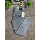 Чоловічі джинси MOM Armani Exchange A|X світлі — прямий крій, стиль boyfriend, щільний денім, джинси з вишивкою, розміри 29–38