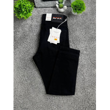 Чоловічі джинси MOM Hugo Boss BOSS чорні — прямі штани, щільний денім, бойфренд крій, базові брендові джинси, розміри 29–38
