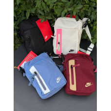 Сумка Nike Tech Fleece чоловіча через плече барсетка компактна чорна біла синя бордова