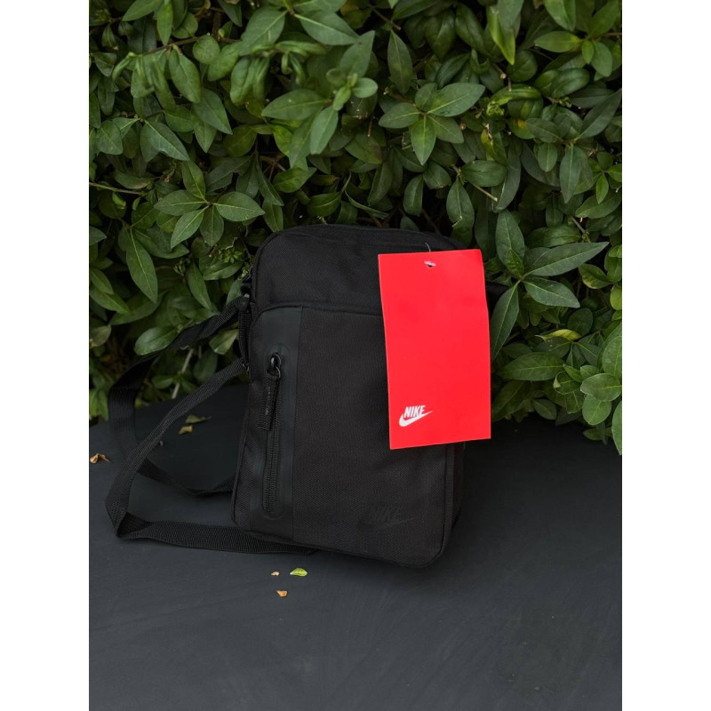 Сумка Nike Tech Fleece чоловіча через плече барсетка компактна чорна біла синя бордова