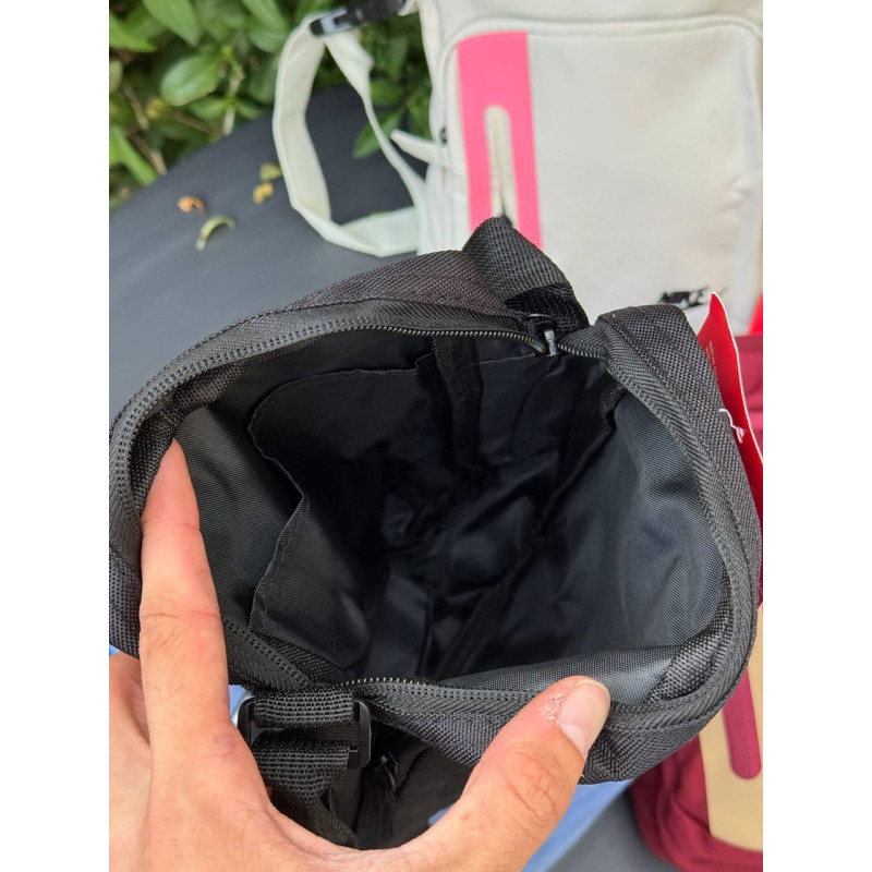 Сумка Nike Tech Fleece чоловіча через плече барсетка компактна чорна біла синя бордова