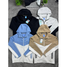 Чоловіча зип-худі Nike Nocta Tech Fleece (Найк Нокта Тек Фліс) нова колекція спортивна кофта на блискавці з вишитим логотипом M L