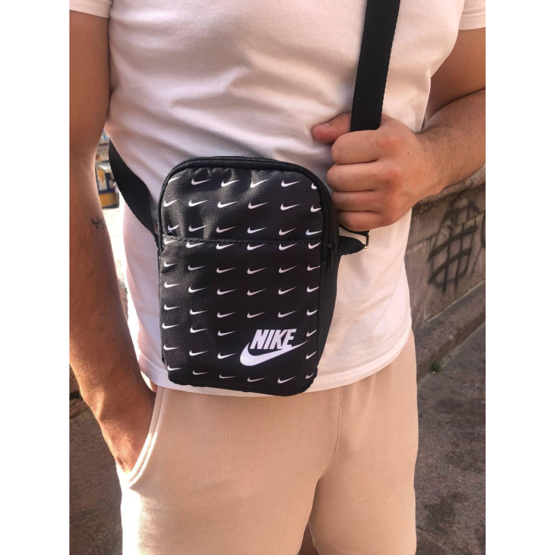 Сумка Nike чоловіча через плече месенджер Найк барсетка літня чоловіча Найк Свуш спортивна сумка