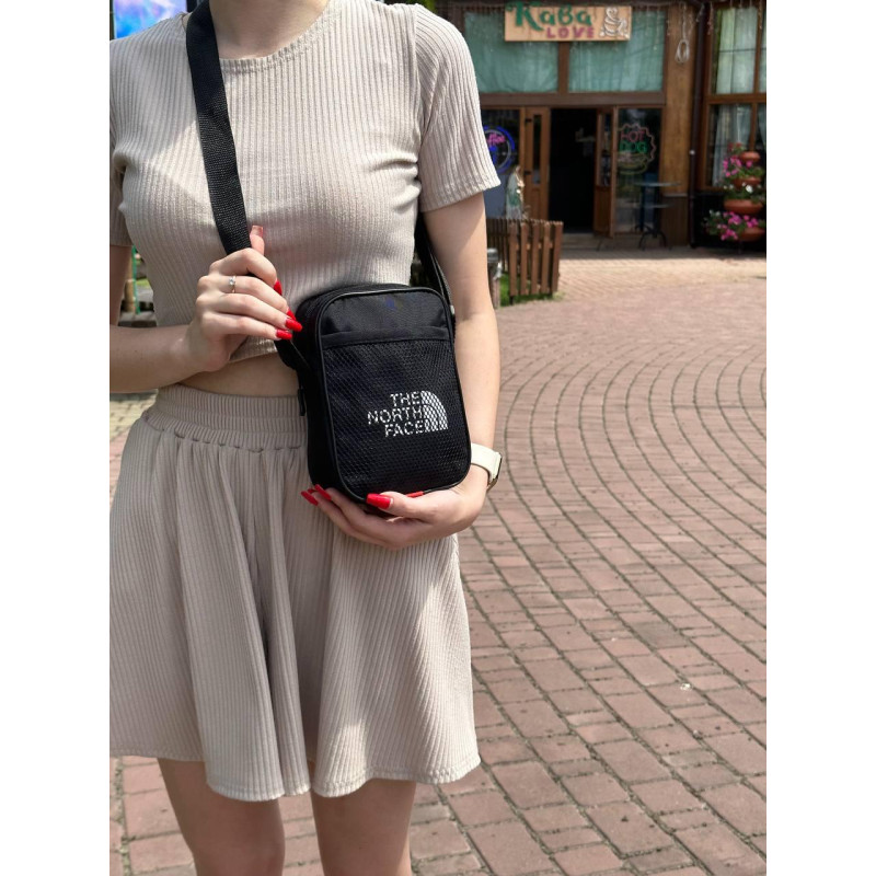 Сумка TNF The North Face сумка через плече Месенджер Тнф чоловіча спортивна барсетка Зе Норт Фейс
